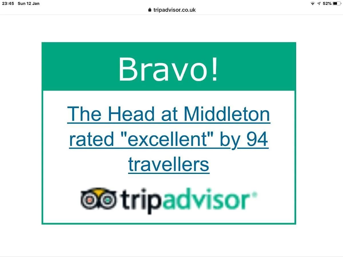 The Head At Middleton Bed and Breakfast Sedbergh Bed & Breakfast